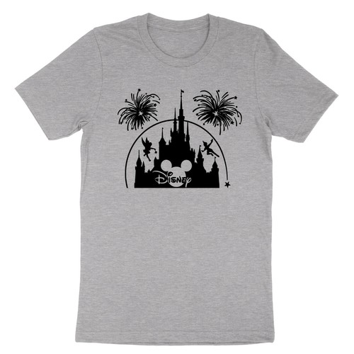T-Shirt Cartoon Castle Mickey Peter Pan maßgeschneidert cool grafisches T-Shirt bedruckt Geschenk - Bild 10 von 11