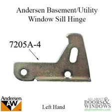 Andersen Sill Hinge For Basement Or Utility Window Left Window Sill Hinge