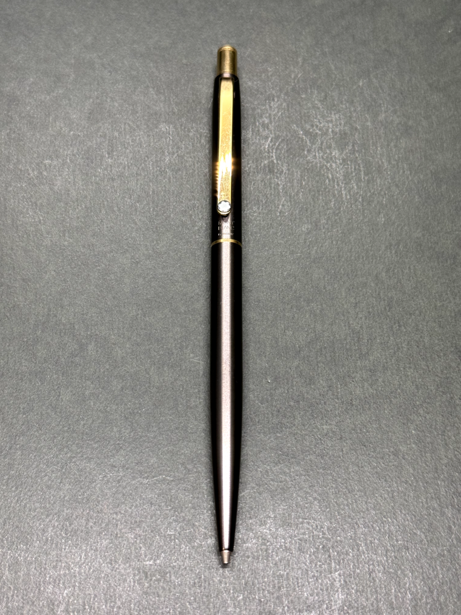 MONTBLANC Noblesse Slimline Gray-Metal Pusher-Knock Vint