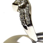 14k white gold 1.14ct round European diamond engagement ring 4.9g estate ladies — photo 10