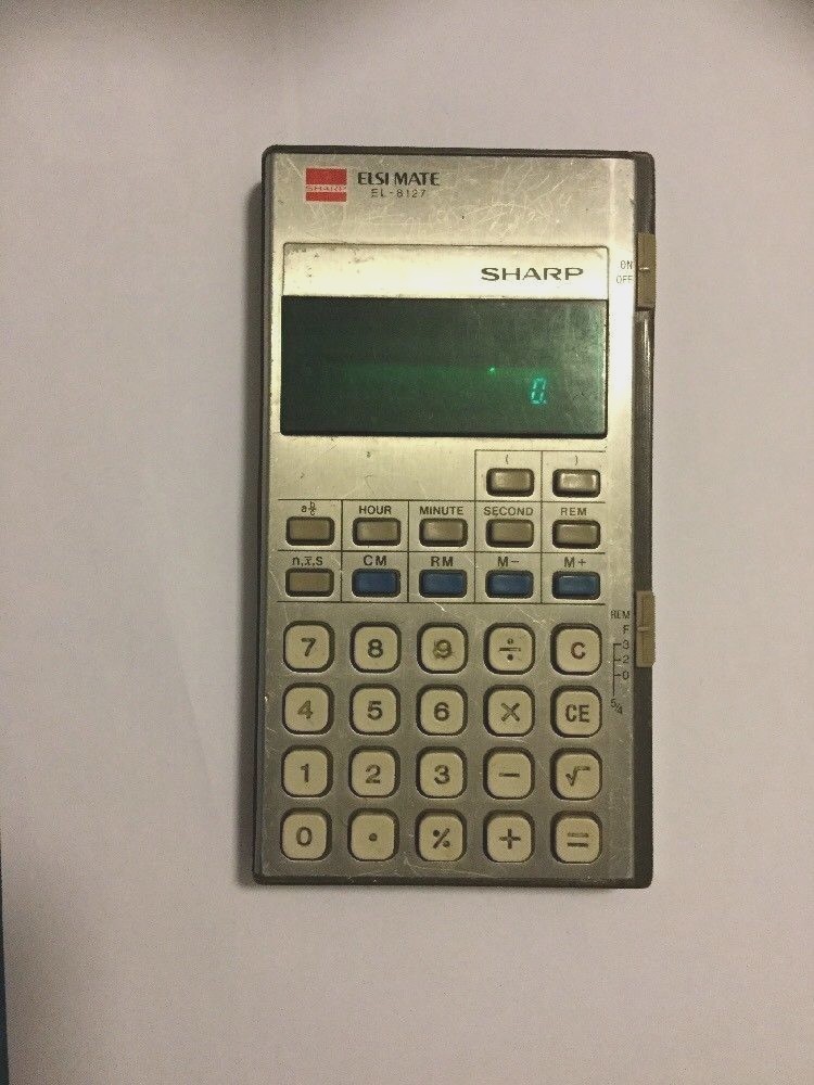 アンティーク 電卓 SHARP シャープ ELSI MATE EL-8039 アンティーク 電卓 SHARP シャープ ELSI MATE EL-8039