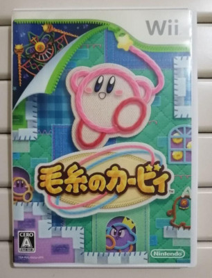 Nintendo Wii  Kirby's Epic Yarn 2010 Japanese Games With Box Tested Genuine
