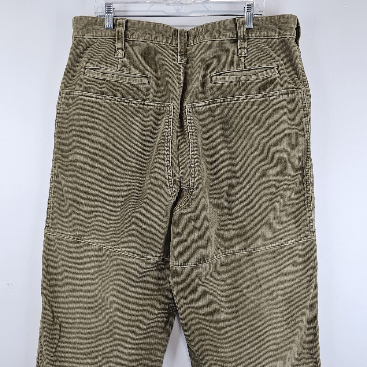 VTG 90s Abercrombie Fitch BAGGY DOUBLE KNEE Corduroy Pants Mens