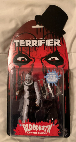 Trick Or Treat Studios - Action Figure Terrifier Art The Clown Blood Bath 12,7 Cm Con Cambio Colore - 3
