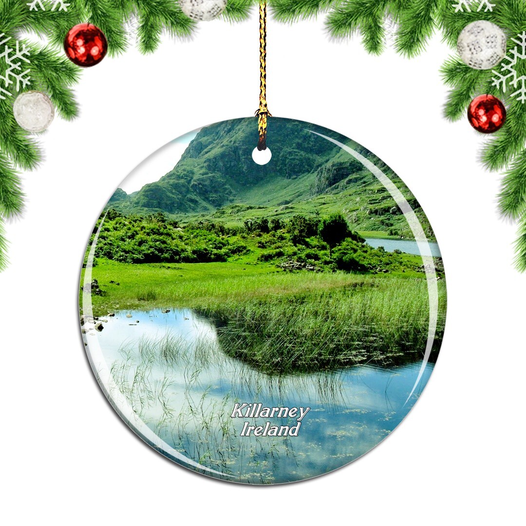 Ireland Killarney National Park Christmas Ornament City Travel Souvenir for Holiday Decorations or Irish Gifts