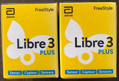 2 x FreeStyle Libre3 Plus Sensoren von ABBOTT / MHD bis zum 31.01.2026 / Neu