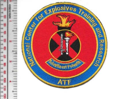 ATF National Center for Explosives Training 'Scientia est Potentia'NO TARIFF