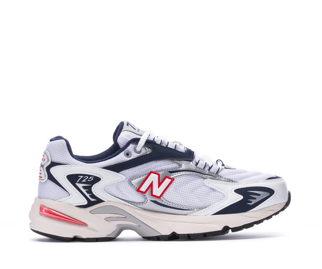 New Balance 725v1 Running Sneakers White Blue Red | eBay