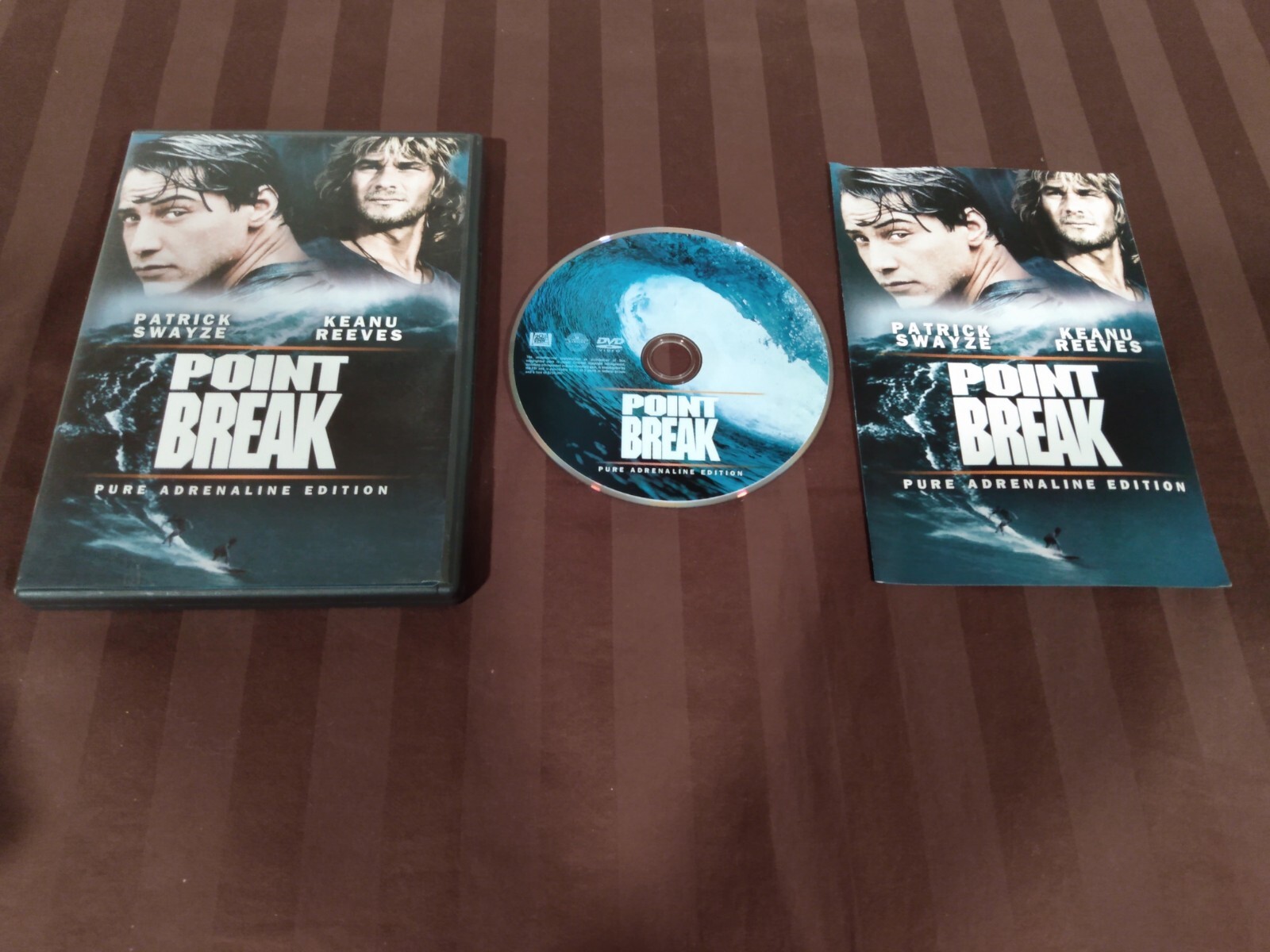 Point Break (Pure Adrenaline Edition DVD) Patrick Swayze Keanu Reeves ...
