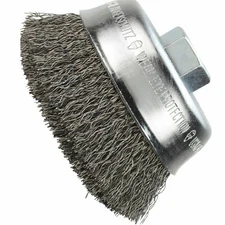 Milwaukee 5" Crimped Wire Cup Brush Carbon Steel USA  48-52-1400