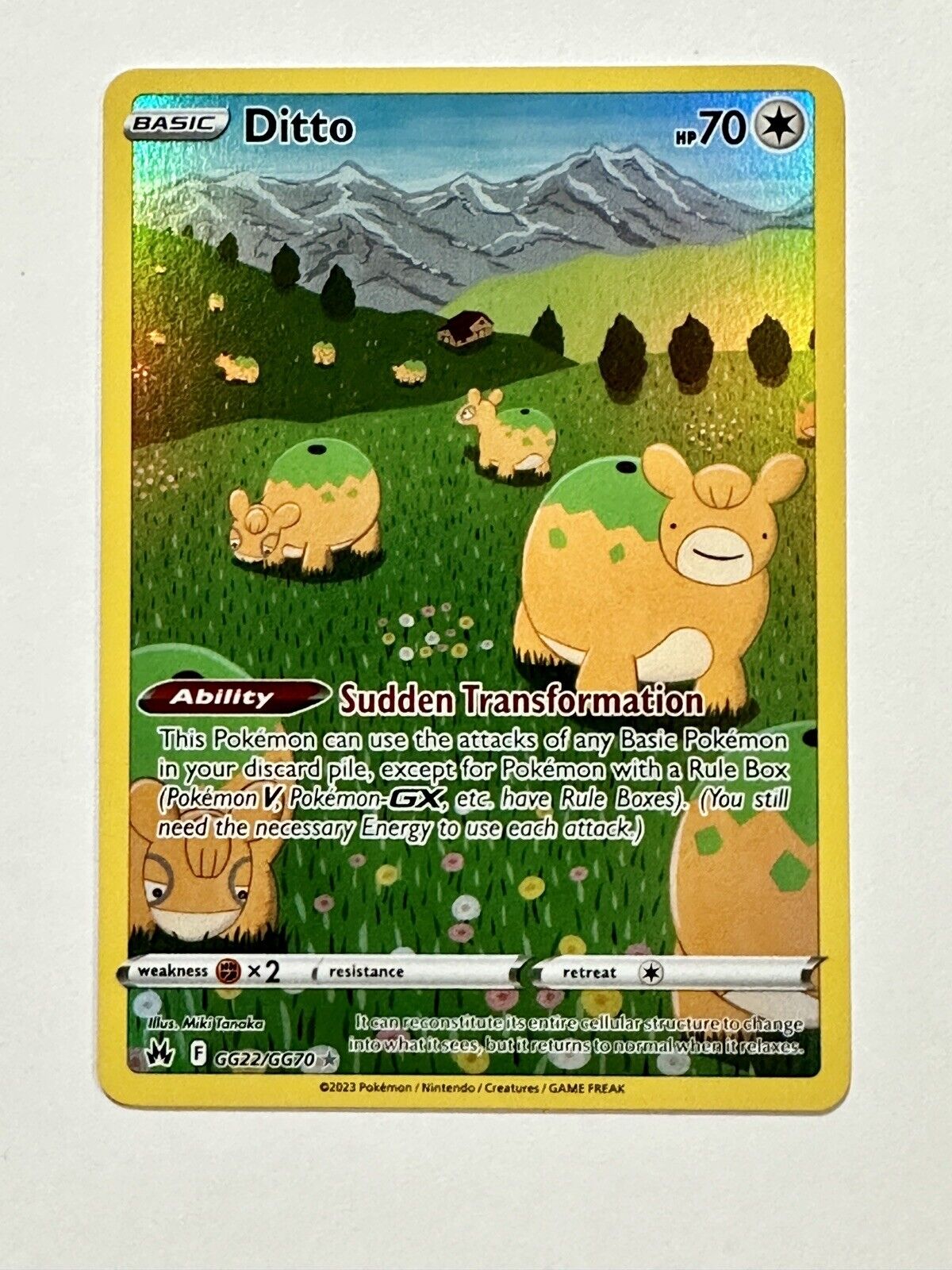 Pikachu Ditto GX Custom Made Card 