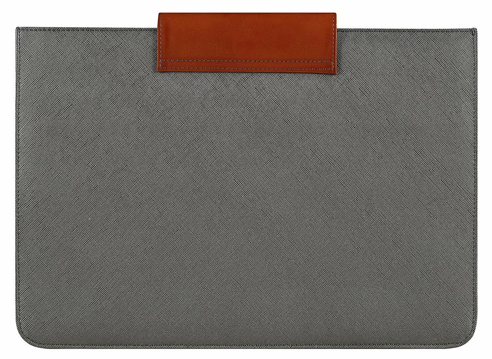 Mozo Saffiano Microsoft Surface Pro 5/6/7 Tablet Steel Grey SLEEVE Case Cover - Image 2 of 4