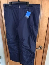 NWT Columbia Men's Bugaboo IV Snowpant, Navy Blue , size 1X Regular