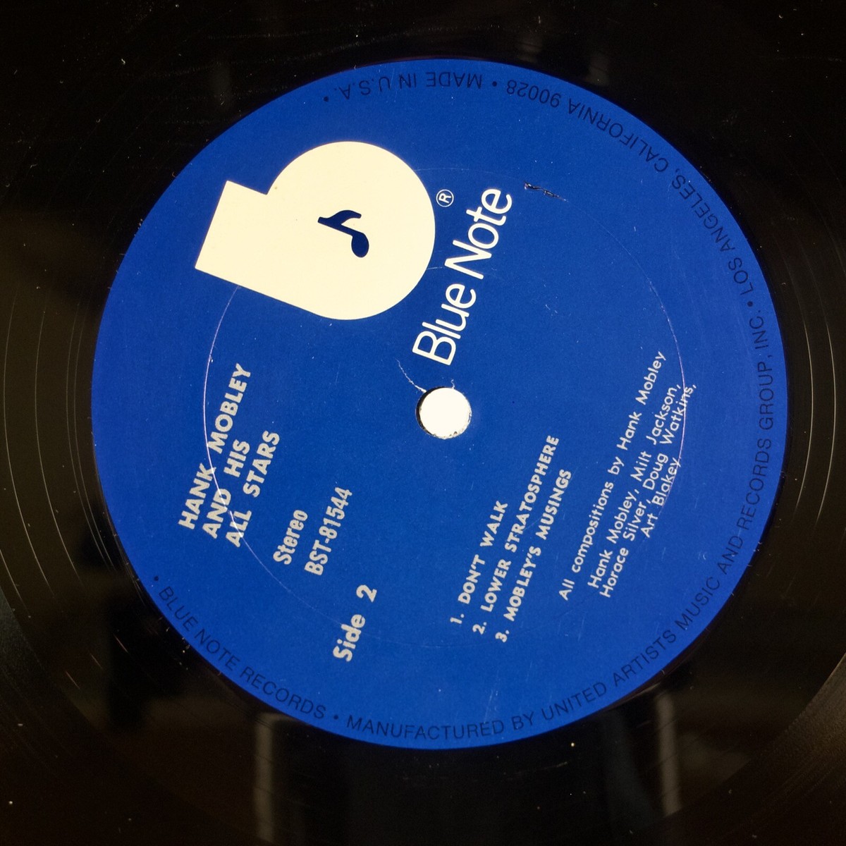 HANK MOBLEY: And His All Stars US Blue Note 81544 Jazz LP NM