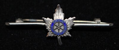 Vintage ROTARY INTERNATIONAL .925 STERLING SILVER SWEETHEART PIN 