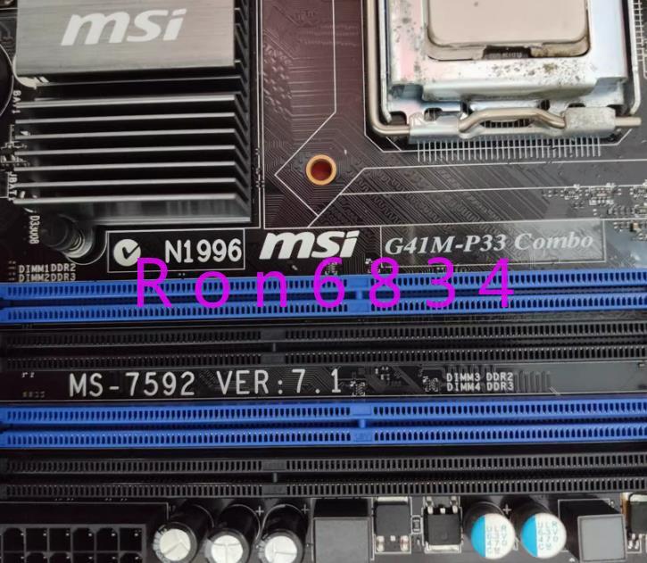 G41m P33 Combo Msi G41 Ddr3 MSI G41M-P33 Combo Intel G41 Dual