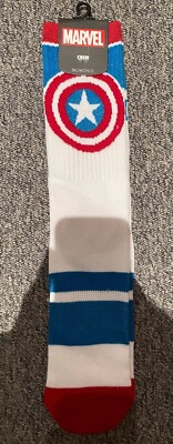 Bioworld Marvel Captain America Comic Crew Socken Gr. 10-13