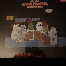 Peanuts Snoopy Halloween It s The Great Pumpkin Charlie Brown 1000 Puzzle NEW