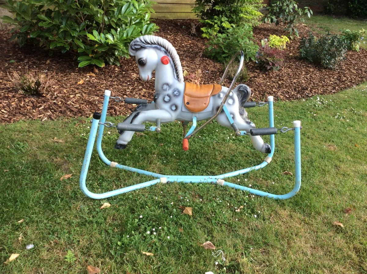 Spring mounted rocking horse hot sale