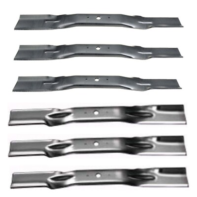 RH & LH Cut Mower Blades for 48'' Cuts Fits Walker Models 7705-1 6 Pack