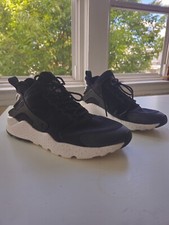  WMNS SZ 6.5 - NIKE Air Huarache Run Ultra Black White - 819151-001