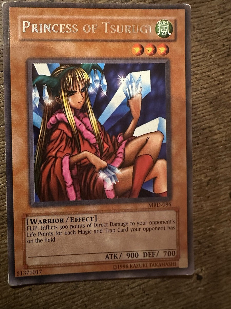 YuGiOh Metal Raiders Rare Princess of Tsurugi MRD-086