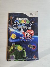  Manual Only Super Mario Galaxy - Nintendo Wii Authentic Instruction Booklet