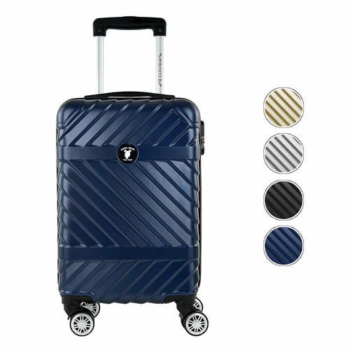 TROLLEY BAGAGLIO A MANO 4 ruote in ABS rigido piccolo ryanair valigia da  viaggio | eBay