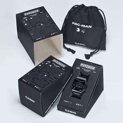 CASIO X PAC-MAN ABL-100WEPC-1BJR MONOCHROMATIC DIAL UHR LIMITED EDITION *NEU IN OVP*