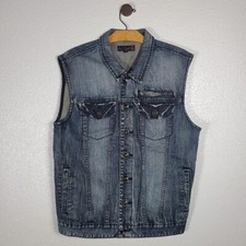 G By Guess Men Denim Vest