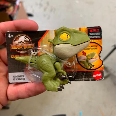 Jurassic World Snap Squad CAMP CRETACEOUS Velociraptor Green