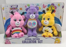 CARE BEARS Special Edition Collector Set 9" - 3 Pack Bears NEW In BOX 2021