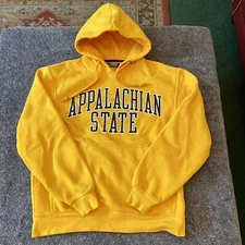 Vintage Gear For Sports Big Cotton Hoodie Appalachian State University Size S