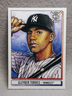 Gleyber Torres, 2021 Big League Art of the Game #ATG-GT, New York Yankees