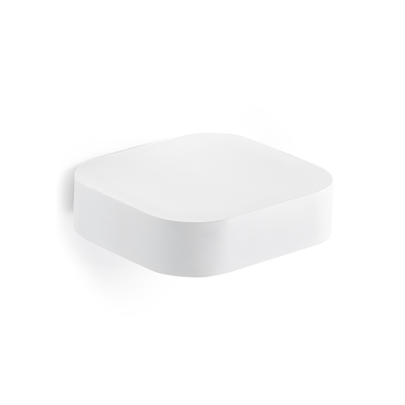 Portasapone inamovibile da muro in ottone, acciaio inox e Cromall 3212 Gedy seri