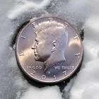 2017-P Clad Gem BU Kennedy Half Dollar Coin