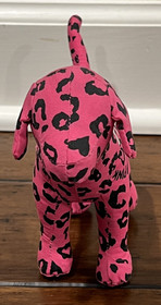 Victoria's Secret PINK Plush Dog Hot Pink Leopard FOREVER Collectible