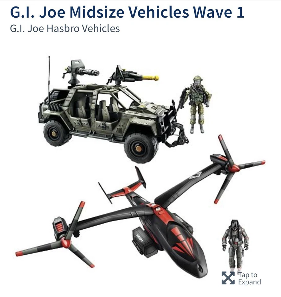 Gi Joe Rare VAMP MK II Steel Brigade Delta Black Dragon VTOL CLASSIFIED Cobra 2 - Image 2 of 4