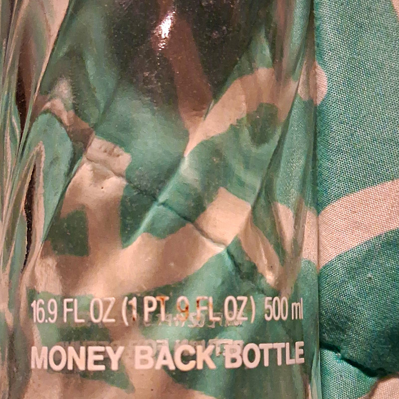 Pepsi Clear Glass Bottle 16.9 fl oz (500 ml) Half Liter "Money Back"