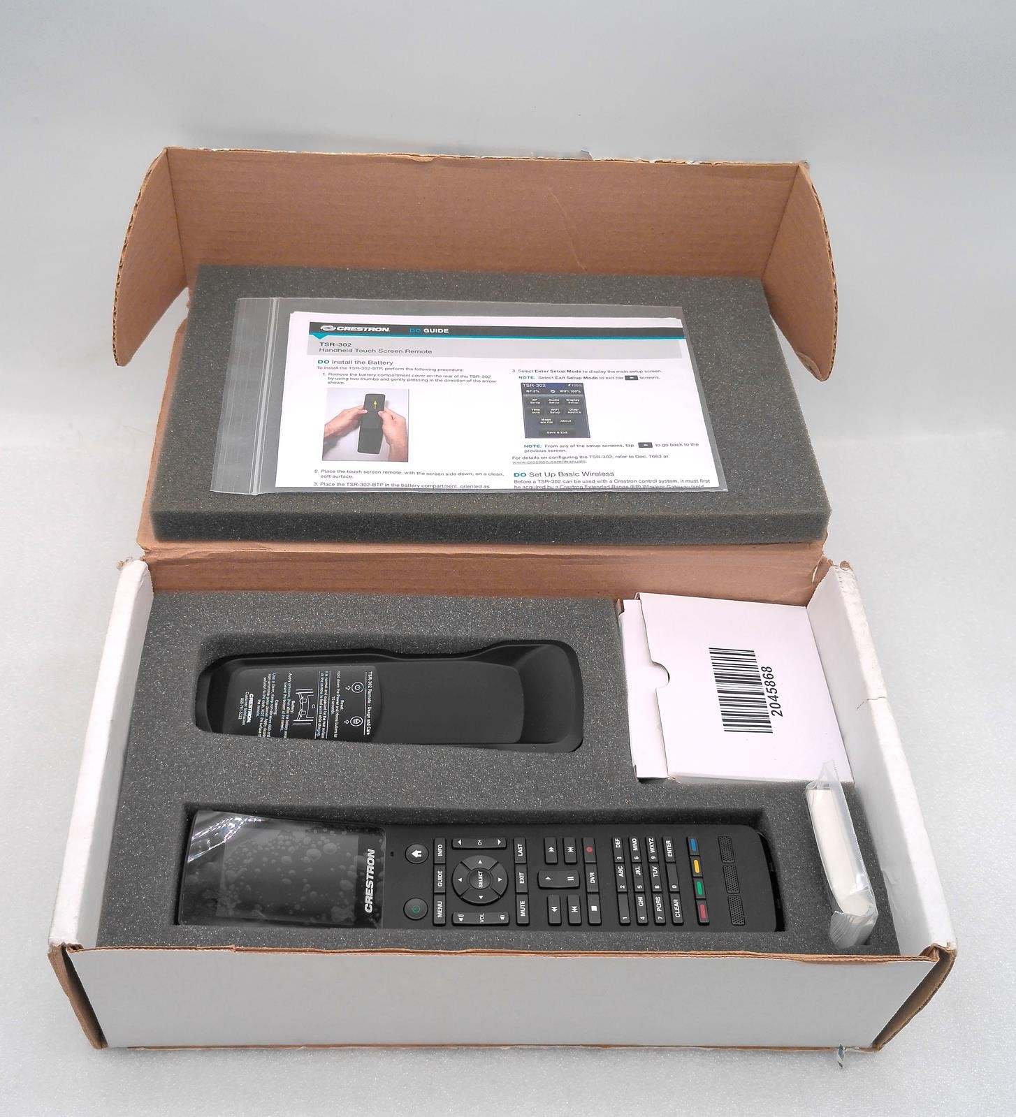 NEW CRESTRON TSR-302-B TOUCHSCREEN REMOTE CONTROL