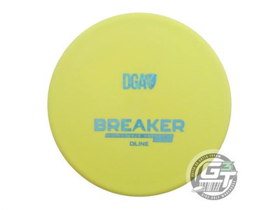 NEW DGA D-Line Breaker 173-174g Yellow Teal Shatter Foil Putter Golf Disc
