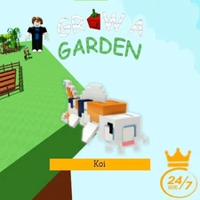 Roblox GROW A GARDEN  🐠 Koi [Mythical]  🐠 New Pet & Fast Delivery