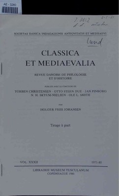 On the Use of Linguistics in Connection With Textual Criticism Illustrated by Ta