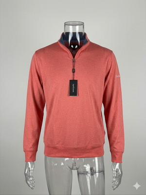 Turtleson  Easton  Quarter Zip Pullover Men s Large Pearl  Essentials Collection