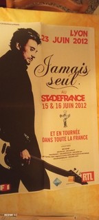 JOHNNY HALLYDAY AFFICHE Concert Stade De France 15et 16juin 2012