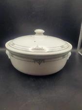 Rare Vintage Kookin China Covered Casserole Dish #128 by Fraunfelter OB