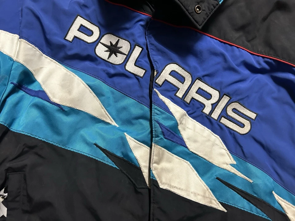 Chaqueta Abrigo Vintage Años 90 Polaris Moto de Nieve Trineo Esquí Carreras Nieve Talla M Para Hombre’s Foto 3 de 4