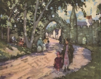 SCHOTTLAND. Tor nach Kemmore. Schottland. Von Margaret Wright 1952 alter Druck