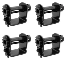 (4 Pack) Trailer Winch - Standard Sliding C Track - Low Profile