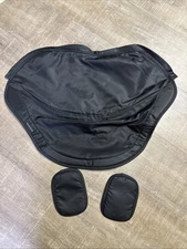 New Canopy and shoulder pads for Doona (Stroller not included) Black